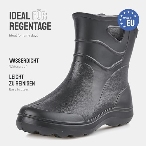  Ladeheid Herren leichte Eva Gummistiefel für Spaziergänge im Sommer
| Ladeheid KL027M Herren leichte Eva Gummistiefel m